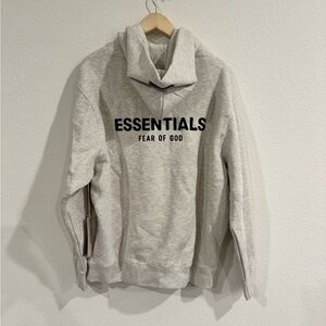 FEAR OF GOD ESSENTIALS HOODIE LIGHT OATMEAL SIZE XL NEW